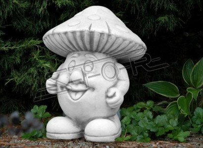 Garden Decoration Mushroom Patio Stone Figure Figurines Decor Nature Statue